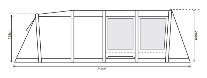 Outdoor Revolution Camp Star 700 Inflatable Tent Bundle Deal-2